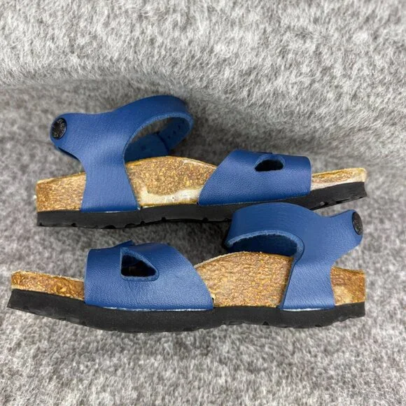 ✅Girls C11/EU29 Birkenstock Kids Rio Blue Birko-Flor Sandals *DISCOLORED SOLE - Picture 10 of 14